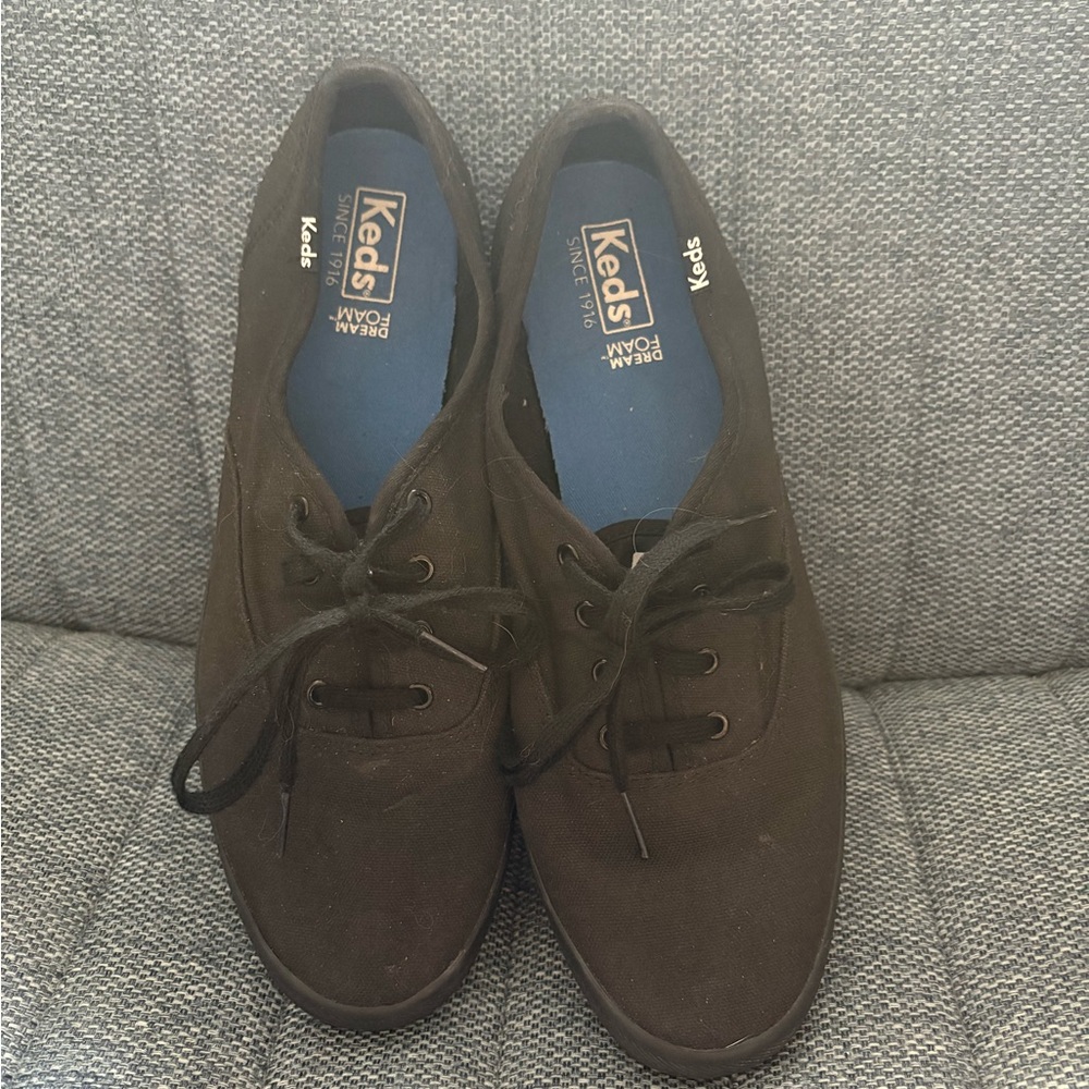 Keds Women's Black Canvas Sneakers